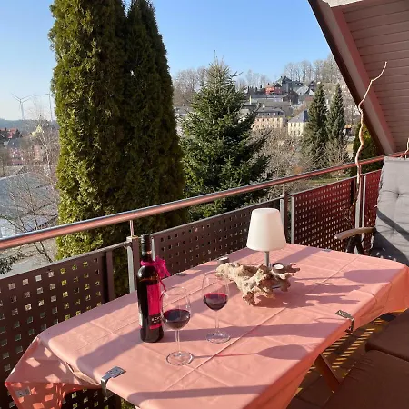Auszeit - Loggia & Panoramablick - Frankenwald * Schauenstein